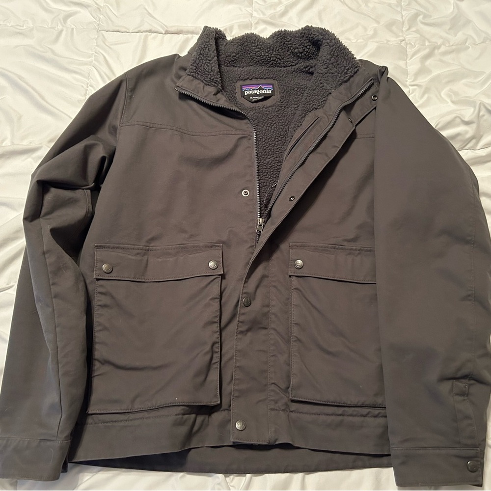 Patagonia Maple Grove Canvas Jacket Forge Gray Mens XL